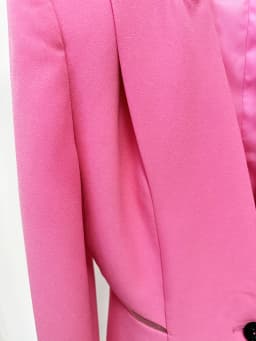 HIGH QUALITY New Fashion 2026 Designer Blazer Suit Set Women's Hollow out Beaded Blazer Pants Set