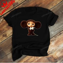 Russian Cartoon Cheburashka Graphic Tshirts Gena The Crocodile Birthday Gift T Shirt Women Kawaii Clothes Ropa Hombre