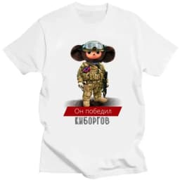 Russian Cartoon Cheburashka Graphic Tshirts Gena The Crocodile Birthday Gift T Shirt Women Kawaii Clothes Ropa Hombre