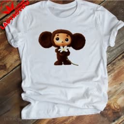 Russian Cartoon Cheburashka Graphic Tshirts Gena The Crocodile Birthday Gift T Shirt Women Kawaii Clothes Ropa Hombre