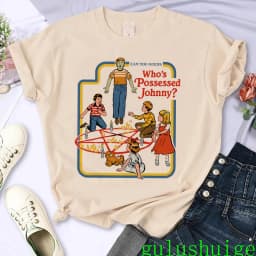 Satan Demon Grim Reaper Satanism Hell Funny T Shirt Women Summer Short Sleeve Tops Tshirt Harajuku Cartoon T-shirt 90s Top Tees