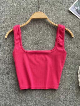 Tank Top Women Sexy Backless Y2k Top Slim Fit Bottoming Blouse Solid Crop Top Sleeveless Camis Mujer