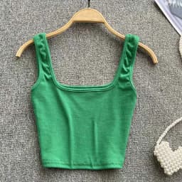 Tank Top Women Sexy Backless Y2k Top Slim Fit Bottoming Blouse Solid Crop Top Sleeveless Camis Mujer