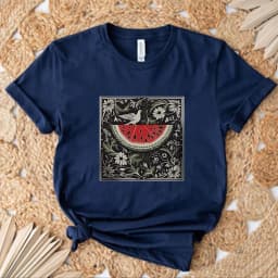 Retro Boho Watermelon Shirts This Is Not A Watermelon Shirt Human Rights Tee Watermelon Flag Tshirt Trendy Aesthetic Clothes