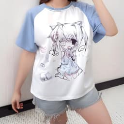 Y2k T Shirts Short Sleeve Women's Subculture Cartoon Print Tops Japanese New Casual Kawaii Harajuku Pulovers Summer Tees