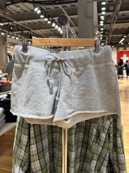 Navy Drawstring Casual Sweatshorts Women Cotton Raw Trim High Waist Loose Straight Shorts Harajuku Streetwear Summer Short Pant
