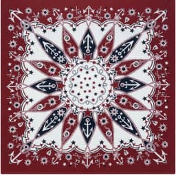 Wholesale Fashion Lady Beautiful Flower Cotton Bandana Square Scarf Headband Paisley Gifts For Women/Girls