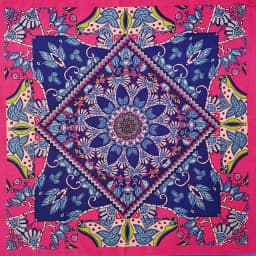 Wholesale Fashion Lady Beautiful Flower Cotton Bandana Square Scarf Headband Paisley Gifts For Women/Girls