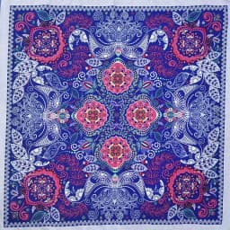 Wholesale Fashion Lady Beautiful Flower Cotton Bandana Square Scarf Headband Paisley Gifts For Women/Girls