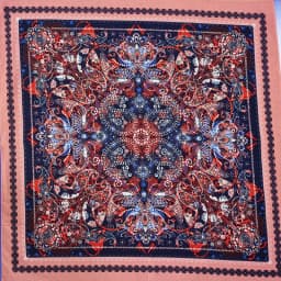 Wholesale Fashion Lady Beautiful Flower Cotton Bandana Square Scarf Headband Paisley Gifts For Women/Girls
