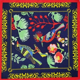 Wholesale Fashion Lady Beautiful Flower Cotton Bandana Square Scarf Headband Paisley Gifts For Women/Girls