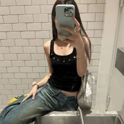 Lucyever American Vintage Streetwear Y2K Vest Women Summer Slim Sleeveless Black White Camis Female Casual Beach Short Tanks Top