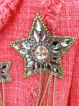 HIGH STREET Newest 2026 Runway Designer Fashion Women's Diamonds Rhinestone Beaded Tassel Tweed Jacket