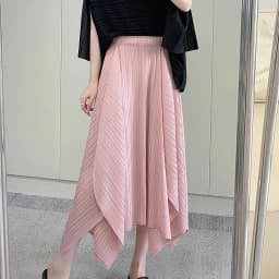 Miyake Temperament Pleated Half Skirt for Women 2024 Summer New Drape Feeling Irregular Pleated Long Skirt for Women