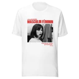 Masculin Feminin Tshirt, Jean Luc Godard, Aesthetic tee, film cult shirt, Movie cult, Nouvelle vague, cinema t-shirt, unisex
