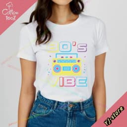 100% Cotton Funny T Shirts the 80s 90s Vintage Birthday Gift Streetwear Women's T-shirt Short Sleeve Tee Y2k Men's Clothing Tops