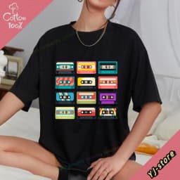 100% Cotton Funny T Shirts the 80s 90s Vintage Birthday Gift Streetwear Women's T-shirt Short Sleeve Tee Y2k Men's Clothing Tops
