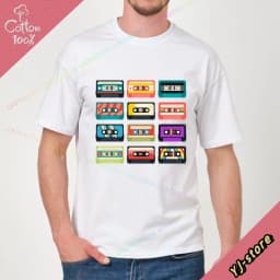 100% Cotton Funny T Shirts the 80s 90s Vintage Birthday Gift Streetwear Women's T-shirt Short Sleeve Tee Y2k Men's Clothing Tops