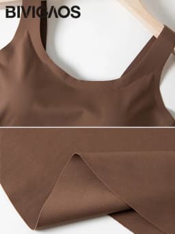 BIVIGAOS Summer Seamless U-shaped Sports Vest Women Chest Pads Integrated Basic Camisole Underwear Casual Sexy Fitness Tank Top