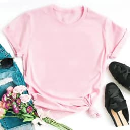 Women's Simple T-shirt Half Sleeve Colorful Flower Butterfly Art Feather Print Short Sleeve T-shirt Tops Oversized T Shirt