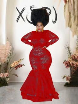 Lace Sleeve Evening Dresses Women Sexy and Elegant Mesh Hollow Package Hip Dress Night Club Party Autumn Long Dress Plus Size