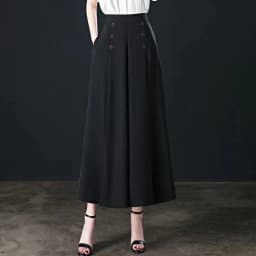 Spring Summer Wide Leg Pants Women Casual Solid Color Elastic High Waist Trousers Loose Woman Ankle-Length Pants Straight Pants