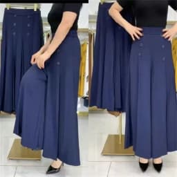Spring Summer Wide Leg Pants Women Casual Solid Color Elastic High Waist Trousers Loose Woman Ankle-Length Pants Straight Pants