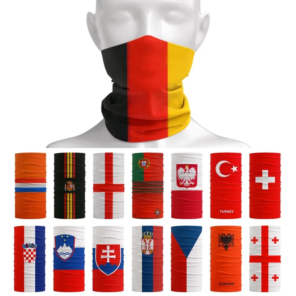 European Football Fan German Spanish English Georgian Italian French Flag Pattern For Men And Outdoor Cycling Hiking Breathable