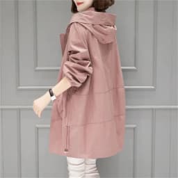 Solid Color Liner Jacket Long Hooded Trench Coat Female's 2024 new Spring And Autumn Loose Plus Size Women's Fashion Slim Coat