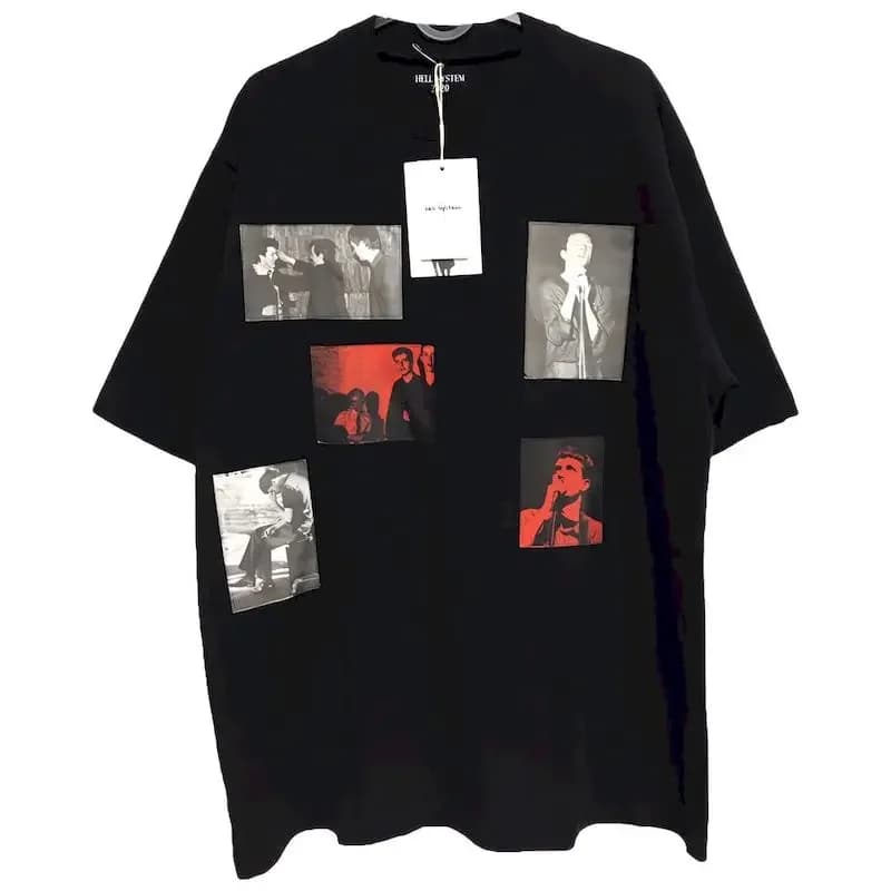 100% Cotton T Shirts Men Women Niche Punk Band Printed T-shirt Fashion Loose Short Sleeve Tops Summer Trend Tshirt Goth Clothes