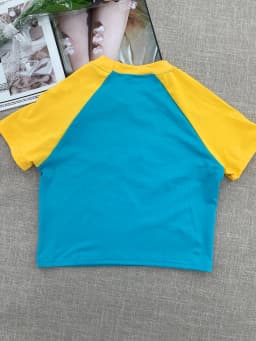 Y2k Sexy Club Party Patchwork Tees Embroidery Letter Summer Short Sleeve Women's Corset Barbados 2000s T-shirt Vintage Crop Tops