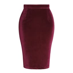 SISHION Purple Black Autumn Winter Women Skirt Stretch Bodycon Straight Casual Work OL Office Pencil Velvet Sexy Skirts SS0028