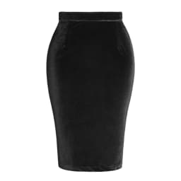 SISHION Purple Black Autumn Winter Women Skirt Stretch Bodycon Straight Casual Work OL Office Pencil Velvet Sexy Skirts SS0028