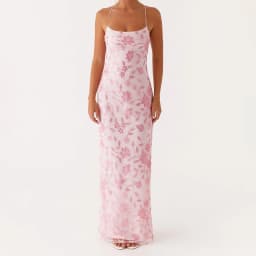 Women Summer Glitter Sequin Beaded Flower Cami Dress Slim High Split Spaghetti Strap Open Back Long Dresses for Party Club