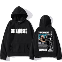 Hades 66 Hooded With Hooded Punk Fleece Comfortable Sweatshirt Long Sleeve Hip Hop Retro Clothing Sudaderas Gothic Pullovers