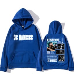 Hades 66 Hooded With Hooded Punk Fleece Comfortable Sweatshirt Long Sleeve Hip Hop Retro Clothing Sudaderas Gothic Pullovers