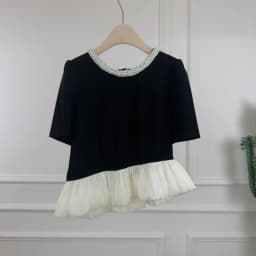 Women Black Small Fragrance Pearl Collar Contrast Coat+ Long Skirt Two-piece Fashion Simple Elegant French Lady Set Summer