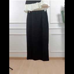 Women Black Small Fragrance Pearl Collar Contrast Coat+ Long Skirt Two-piece Fashion Simple Elegant French Lady Set Summer