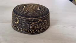 Cotton Embroidery Arab Men Muslim Hat Islamic Prayer Hat Musliman Turban Man Hijab Bonnet Saudi Arabian Islam Jewish Caps