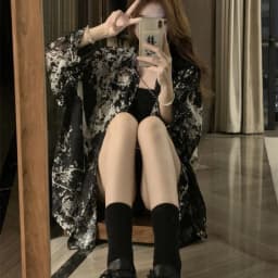 2025 Long Sleeve Shirts Women Loose Tie Dye Gothic Streetwear Casual Tops Woman Blouses Vintage Fashion Design Shirts Female