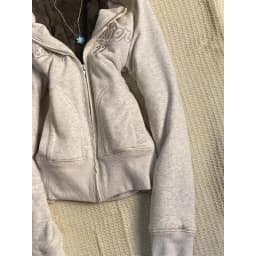 Y2K Rock Punk Motorcycle Jacket Grunge Long-sleeved Fleece-lined Hooded Sweatshirt Jacket Subculture Slim Top Zipper Short Tops