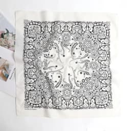 New High Quality Hip Hop 100% Cotton Bandana Square Scarf Black Paisley Riding Headband Printed Gifts for Women/Men/Boys/Girls