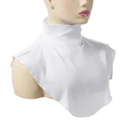 Women Muslim Modal Fake False Collar Islamic Hijab Extensions Turtleneck High Neck Cover Warmer Half Tops Hijab Scarf Crop Wrap