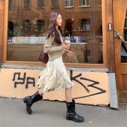 Mini Skirts Women Summer 2025 Chiffon Ruched Skirts Woman Clothing 2000s Clothes Y2k Kawaii Black Lace Skirts Kawaii White