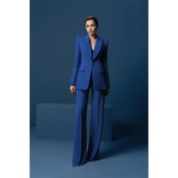 Elegant Women's Suit Sets One Button Slim Jacket Trousers Two-Piece Ladies Set Smart Formal Office Banquet Lady Female Clothing
