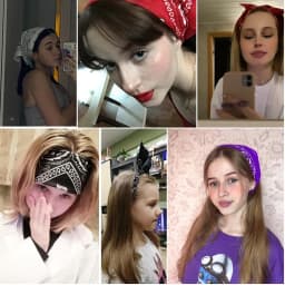 55cm*55cm Fashion Cotton Hip Hop Head Scarf Paisley Square Scarves Headwear Bandanna Hair Band Neck Wrist Wrap Band Accessories