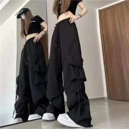 New 2025 Summer Pant Suit Woman Korean Loose Solid Two-piece Set Women's Shirt + Pants Womens Two Peice Sets