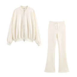 Women's Tracksuit Cotton Zipper Cardigan Sets To Woman Fall Outfits Woman 2025 Long Sleeve Sportswear Sport Outfit Pantsuit