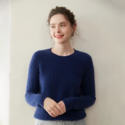 Cashmere Sweater Women Winter Knitted Solid Color Round Neck Pullover Warm Thickened Double Strand Autumn New Fried Dough Twists