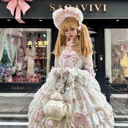 Women Dress Pink Long Sleeve OP Dress for Women Autumn New Original Design Lolita Sweet Lace Bell Sleeve Tiered Dress